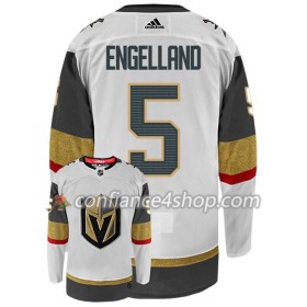 Adidas Maillot de Hockey Vegas Golden Knights DERYK ENGELLAND 5 Blanc Authentic - Homme